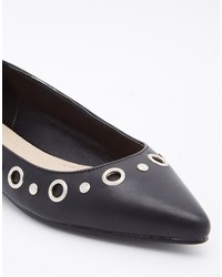 schwarze Ballerinas von Asos