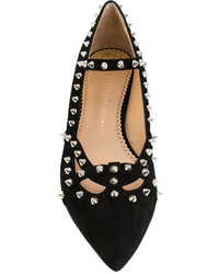 schwarze Ballerinas von Charlotte Olympia