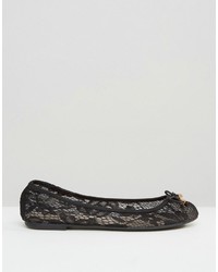 schwarze Ballerinas von Asos