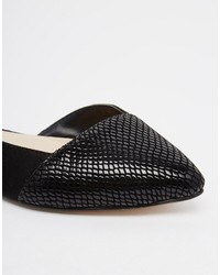 schwarze Ballerinas von Asos