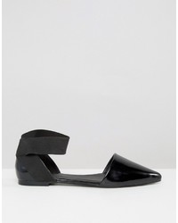 schwarze Ballerinas von Asos