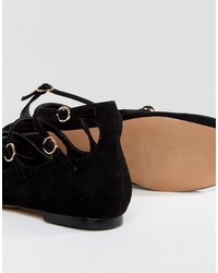 schwarze Ballerinas von Asos