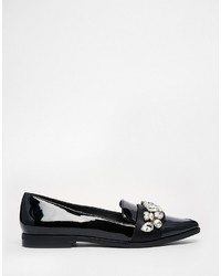 schwarze Ballerinas von Asos