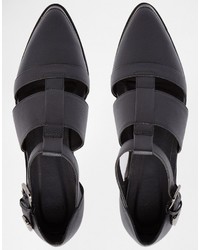 schwarze Ballerinas von Asos