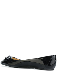 schwarze Ballerinas von Jimmy Choo