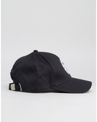 schwarze Baseballkappe von Asos