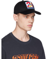 schwarze Baseballkappe von DSQUARED2