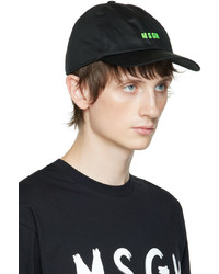 schwarze Baseballkappe von MSGM