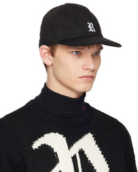 schwarze Baseballkappe von Raf Simons