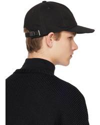 schwarze Baseballkappe von Raf Simons