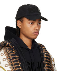 schwarze Baseballkappe von Moschino