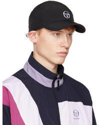 schwarze Baseballkappe von Sergio Tacchini