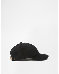 schwarze Baseballkappe von Asos