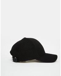 schwarze Baseballkappe von Asos