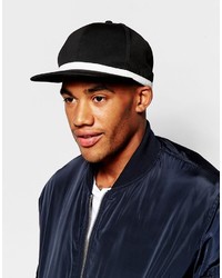 schwarze Baseballkappe von Asos