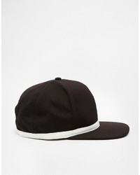 schwarze Baseballkappe von Asos