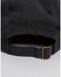 schwarze Baseballkappe von Mitchell & Ness