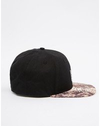 schwarze Baseballkappe von Asos