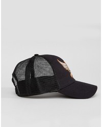 schwarze Baseballkappe von Asos