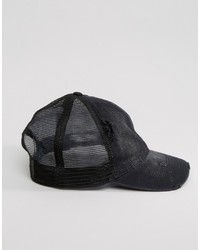 schwarze Baseballkappe von Asos