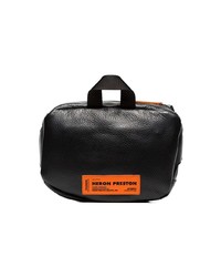 schwarze Bauchtasche von Heron Preston