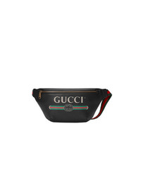 schwarze Bauchtasche von Gucci