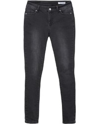 schwarze enge Jeans aus Baumwolle von Anine Bing