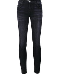 schwarze enge Jeans aus Baumwolle von Current/Elliott