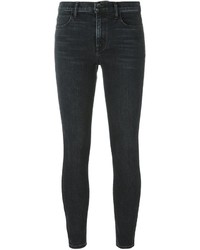 schwarze enge Jeans aus Baumwolle von Helmut Lang