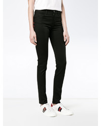 schwarze enge Jeans aus Baumwolle von Gucci