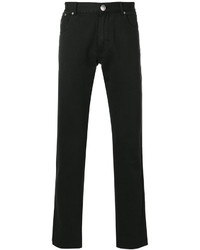 schwarze Baumwollhose von Armani Jeans
