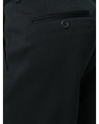 schwarze Baumwollhose von Salvatore Ferragamo