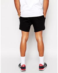 schwarze Baumwollshorts von Asos