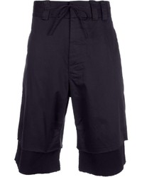 schwarze Baumwollshorts von Chapter