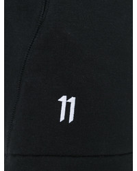 schwarze Baumwollshorts von 11 By Boris Bidjan Saberi