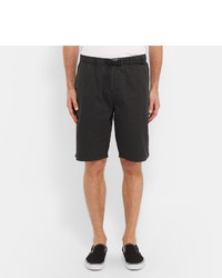 schwarze Baumwollshorts von Stussy