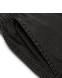 schwarze Baumwollshorts von Stussy