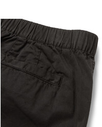 schwarze Baumwollshorts von Stussy