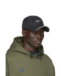 schwarze bedruckte Baseballkappe von Nike