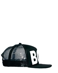 schwarze bedruckte Baseballkappe von Boy London