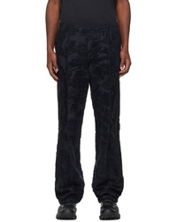 schwarze bedruckte Chinohose von AFFXWRKS