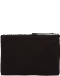 schwarze bedruckte Clutch Handtasche von Marc Jacobs