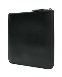 schwarze bedruckte Clutch Handtasche von Neil Barrett