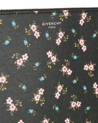 schwarze bedruckte Clutch von Givenchy