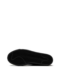 schwarze bedruckte hohe Sneakers aus Wildleder von Nike