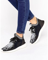 schwarze bedruckte hohe Sneakers von adidas