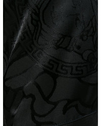 schwarze bedruckte Hose von Versace