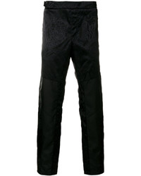 schwarze bedruckte Hose von Versace