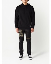 schwarze bedruckte Jeans von Ksubi