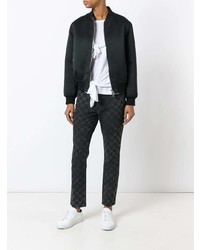 schwarze bedruckte Jeans von Marc Jacobs